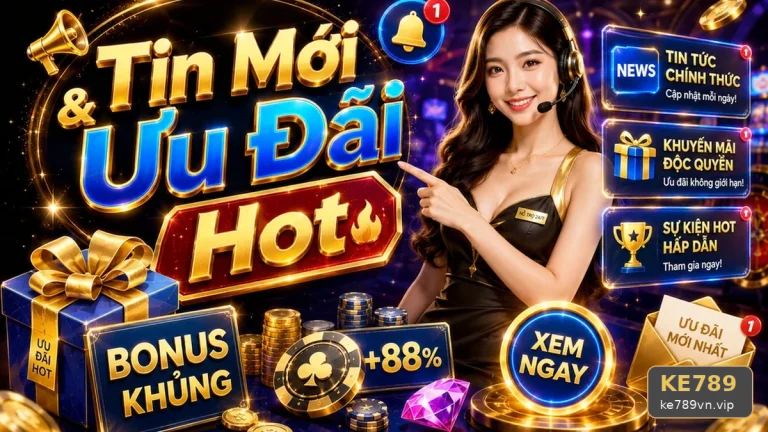 Khuyến Mãi KE789 VIP: Giải Đáp Câu Hỏi Thực Tế Về Tin Mới, Ưu Đãi Và Điều Kiện