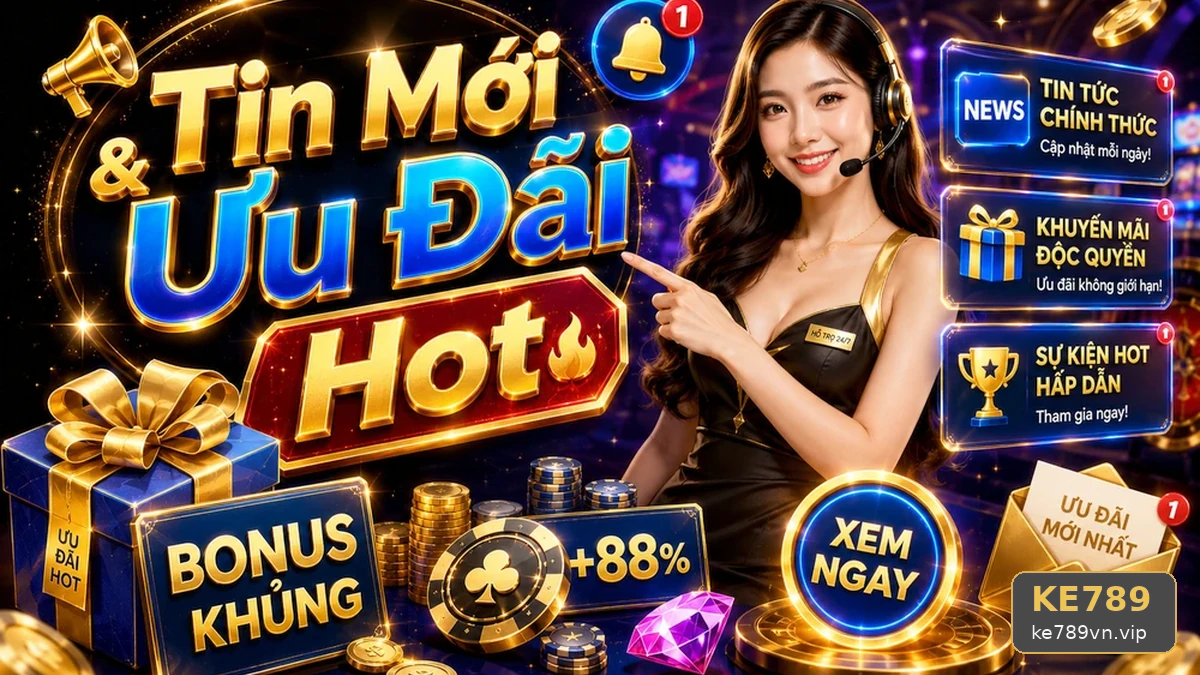 Khuyến Mãi KE789 VIP: Giải Đáp Câu Hỏi Thực Tế Về Tin Mới, Ưu Đãi Và Điều Kiện