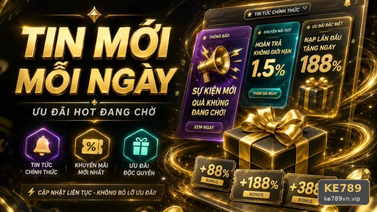 Khám Phá Tin Mới KE789: Đối Chiếu Ưu Đãi Với Điều Kiện